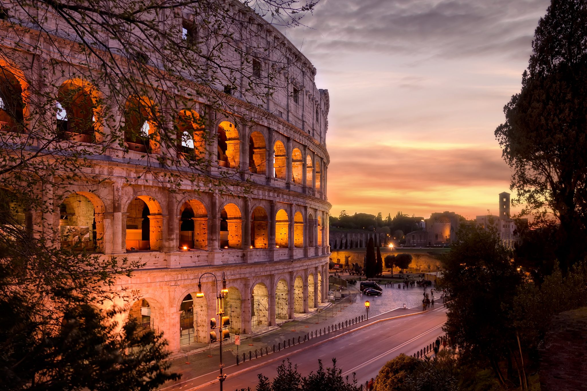 The Colosseum or Coliseum, also known as the Flavian Amphitheatre