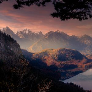 Alpsee Lake in Germany