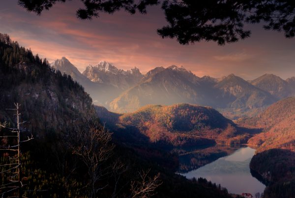 Alpsee Lake in Germany